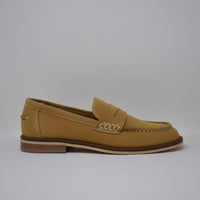 Mocassino In Camoscio Marrone
