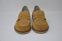 Mocassino In Camoscio Marrone