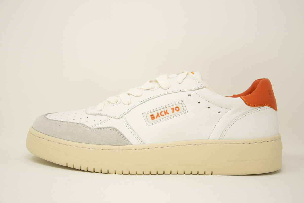 Sneakers Uomo Slam Bianco Arancio