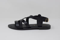 Sandalo Da Donna In Pelle Nero