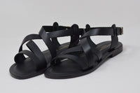 Sandalo Da Donna In Pelle Nero