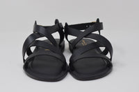 Sandalo Da Donna In Pelle Nero