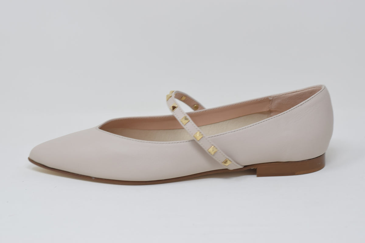 Ballerina Beige Con Cinturino B