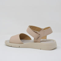 Sandalo Morbido In Nabuk Beige