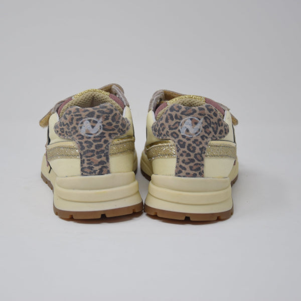 Sneakers Evon Multicolore Beige-Rosa con Strappi