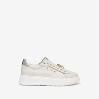 Scarpa donna beige con accessorio