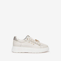 Scarpa donna beige con accessorio
