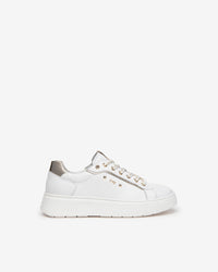 Scarpa donna bianca oro