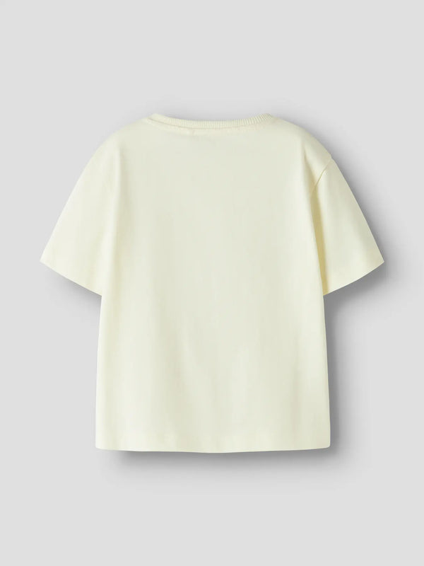 T-Shirt Bambino Giallo Crema Dino-Slide