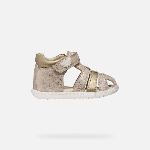 Sandalo Da Bambina Glitter Bianco