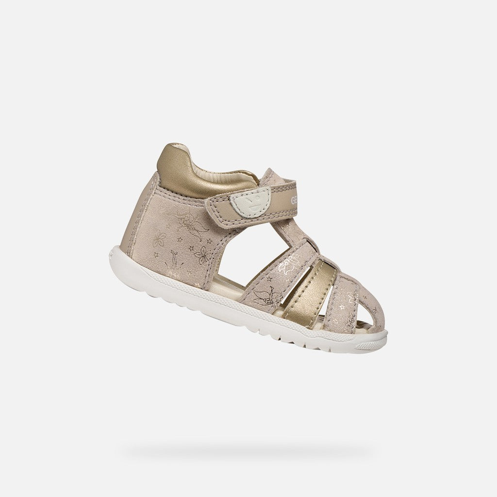 Sandalo Da Bambina Glitter Bianco