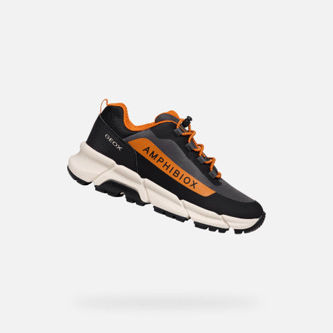 Sneaker Flexyper Dk Grey Dk Orange