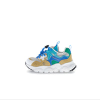 Sneakers Yamano 3 Junior Bianco Sabbia Azzurro
