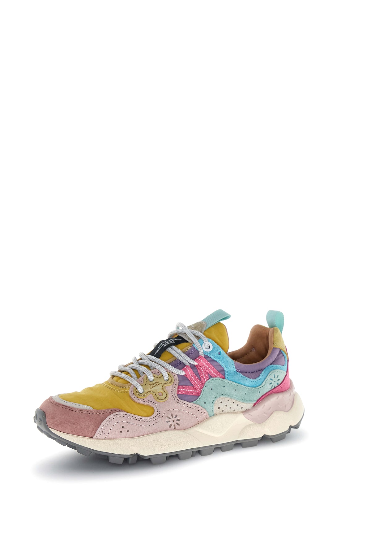 Sneakers Yamano 3 Donna Ocra Rosa