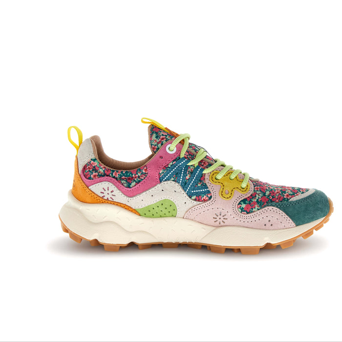 Sneakers Yamano 3 Donna Flower Cipria Fucsia