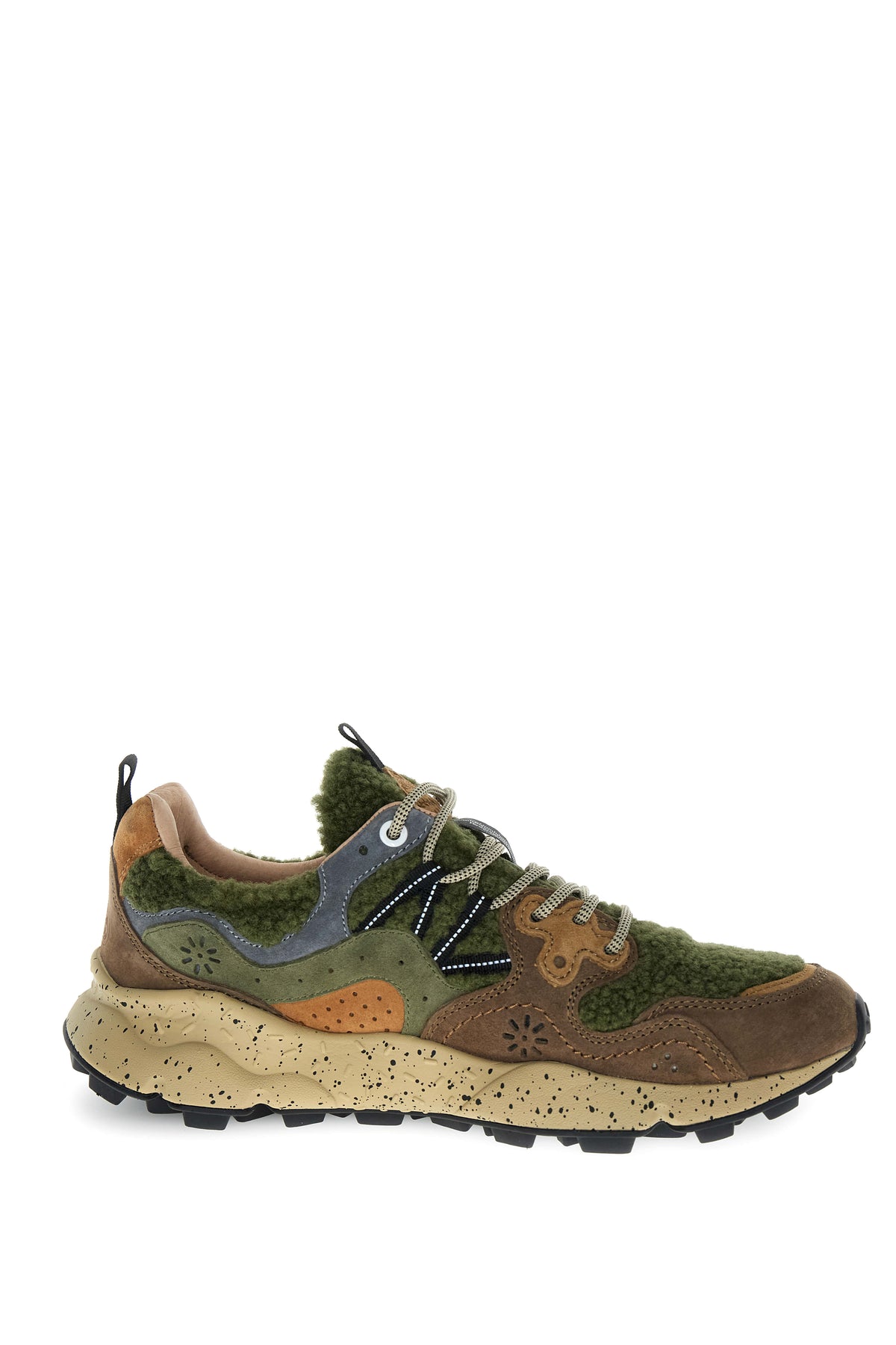 Sneakers Da Donna Yamano 3 Brown Militare Zucca