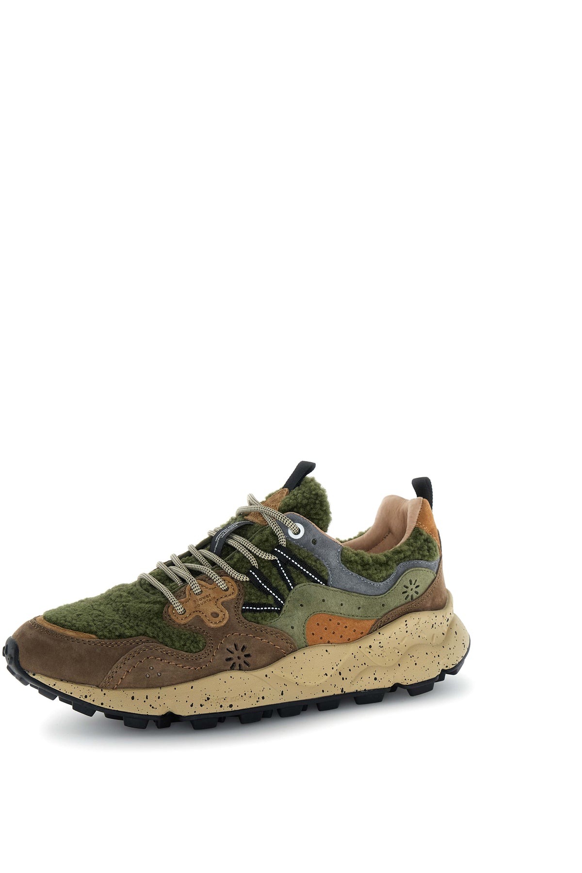 Sneakers Da Donna Yamano 3 Brown Militare Zucca