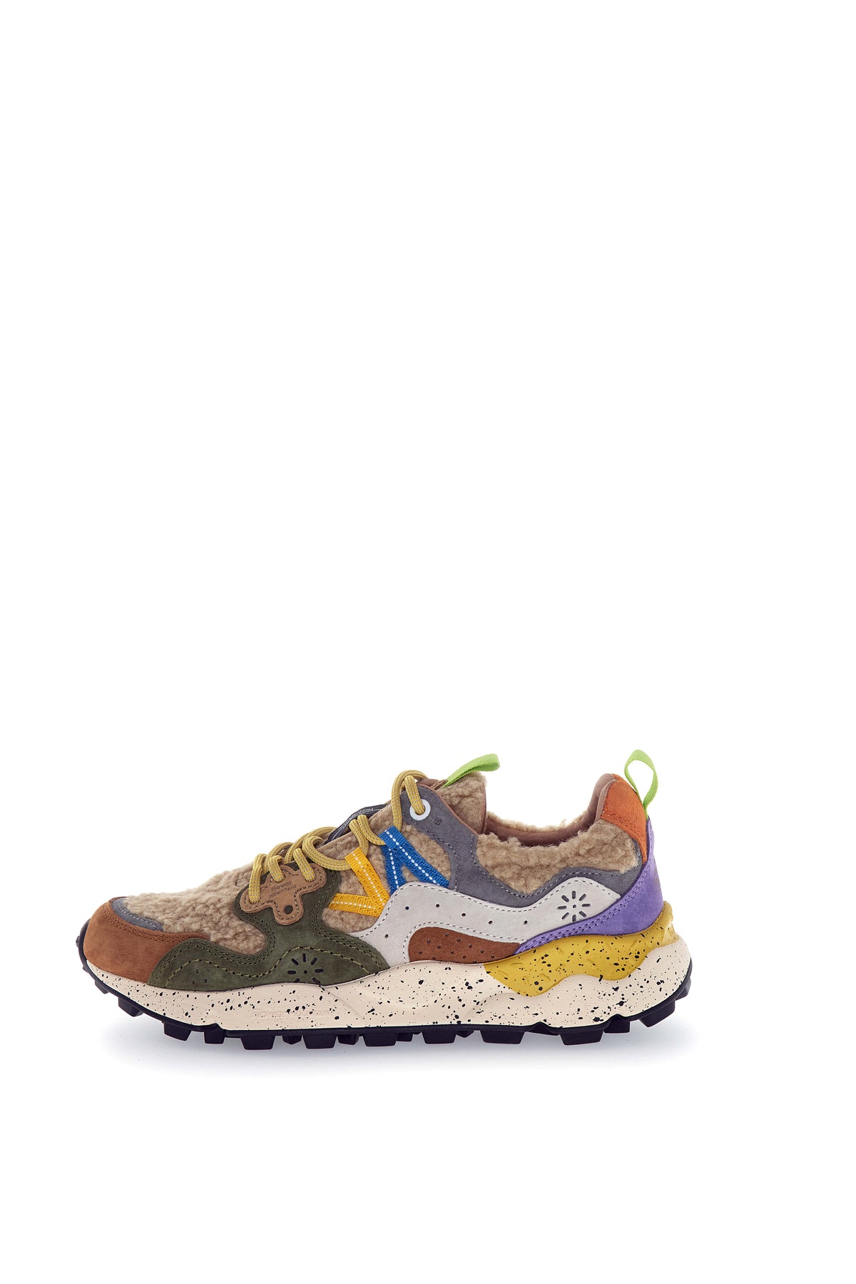 Sneaker da donna Yamano 3 Suede Teddy Mud Grey Off White