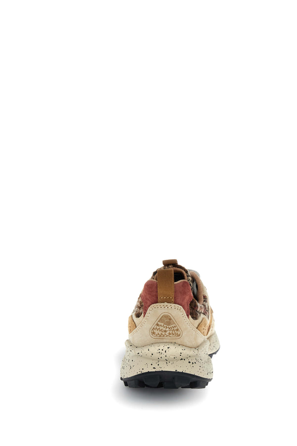 Sneakers Da Donna Yamano 3 Checked Light Brown Cream Bro