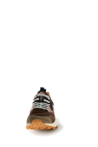 Sneakers Da Donna Yamano 3 Laminated Goat Skin Brown Bro