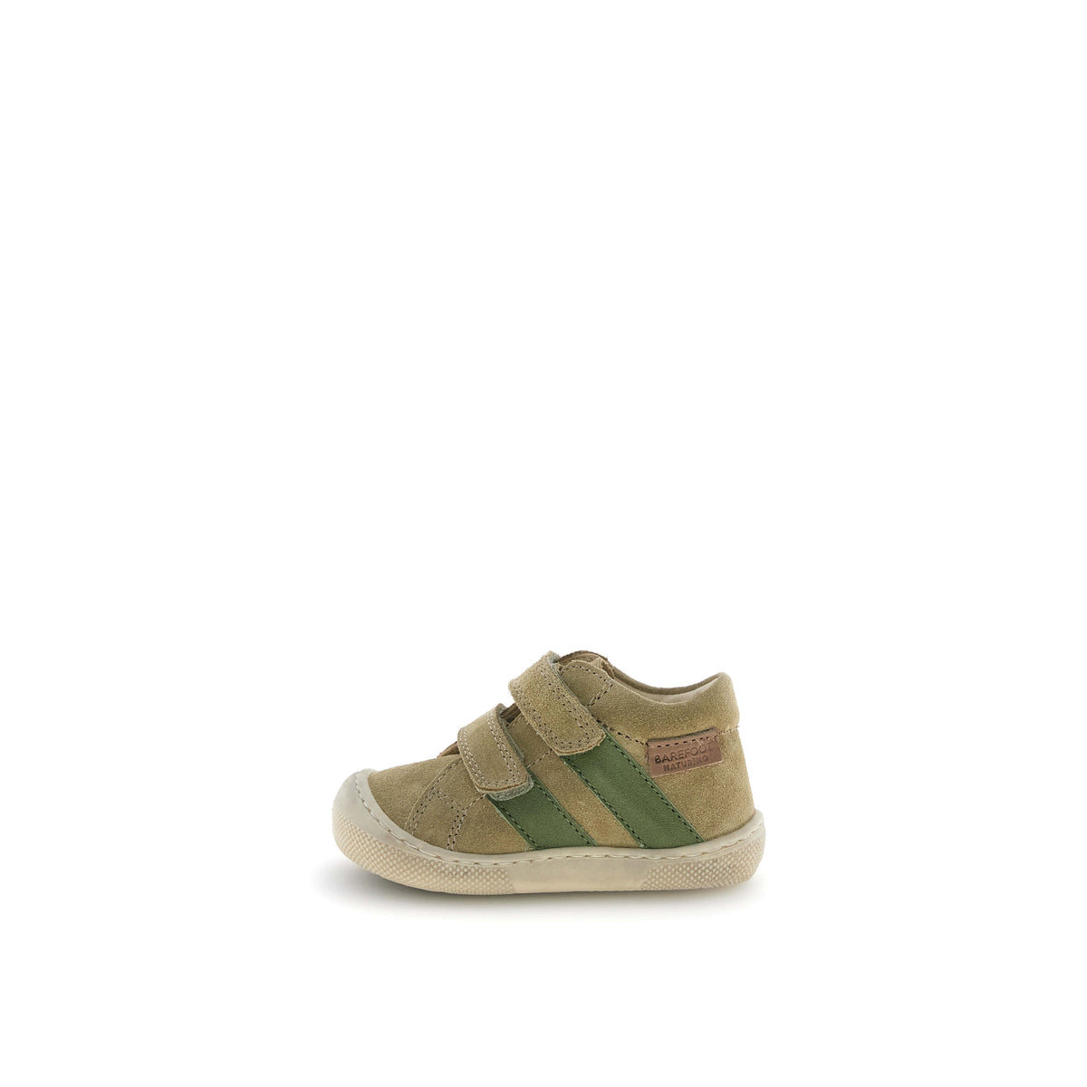 Primi Passi Barefoot A Strappo Suede Beige