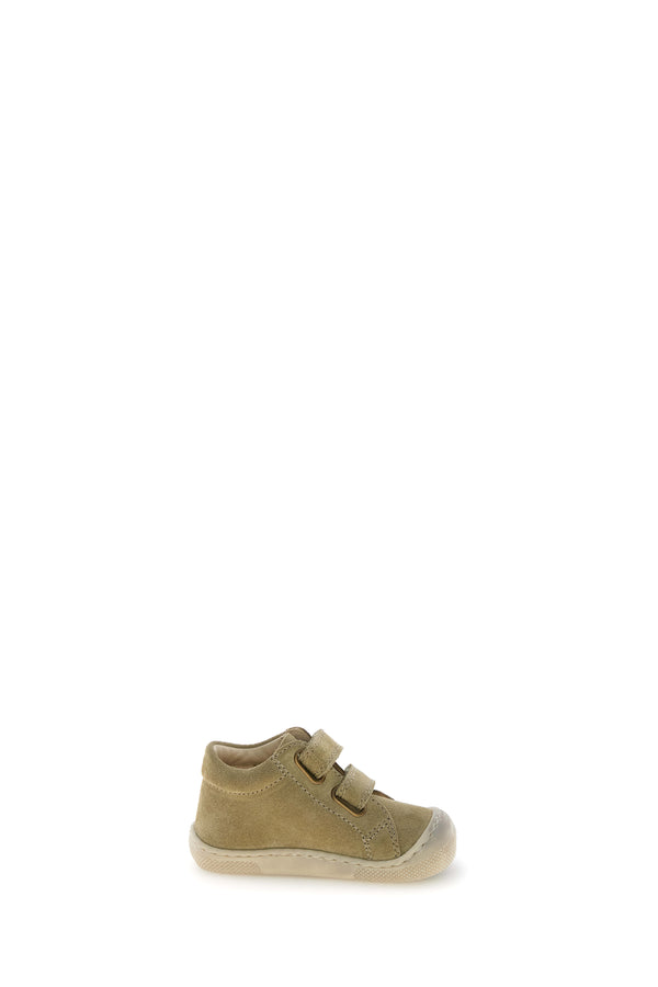 Primi Passi Barefoot A Strappo Suede Beige