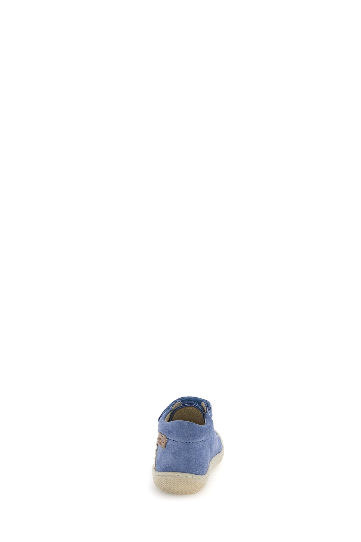 Primi Passi Barefoot A Strappo Celeste Beige