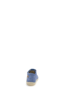 Primi Passi Barefoot A Strappo Celeste Beige
