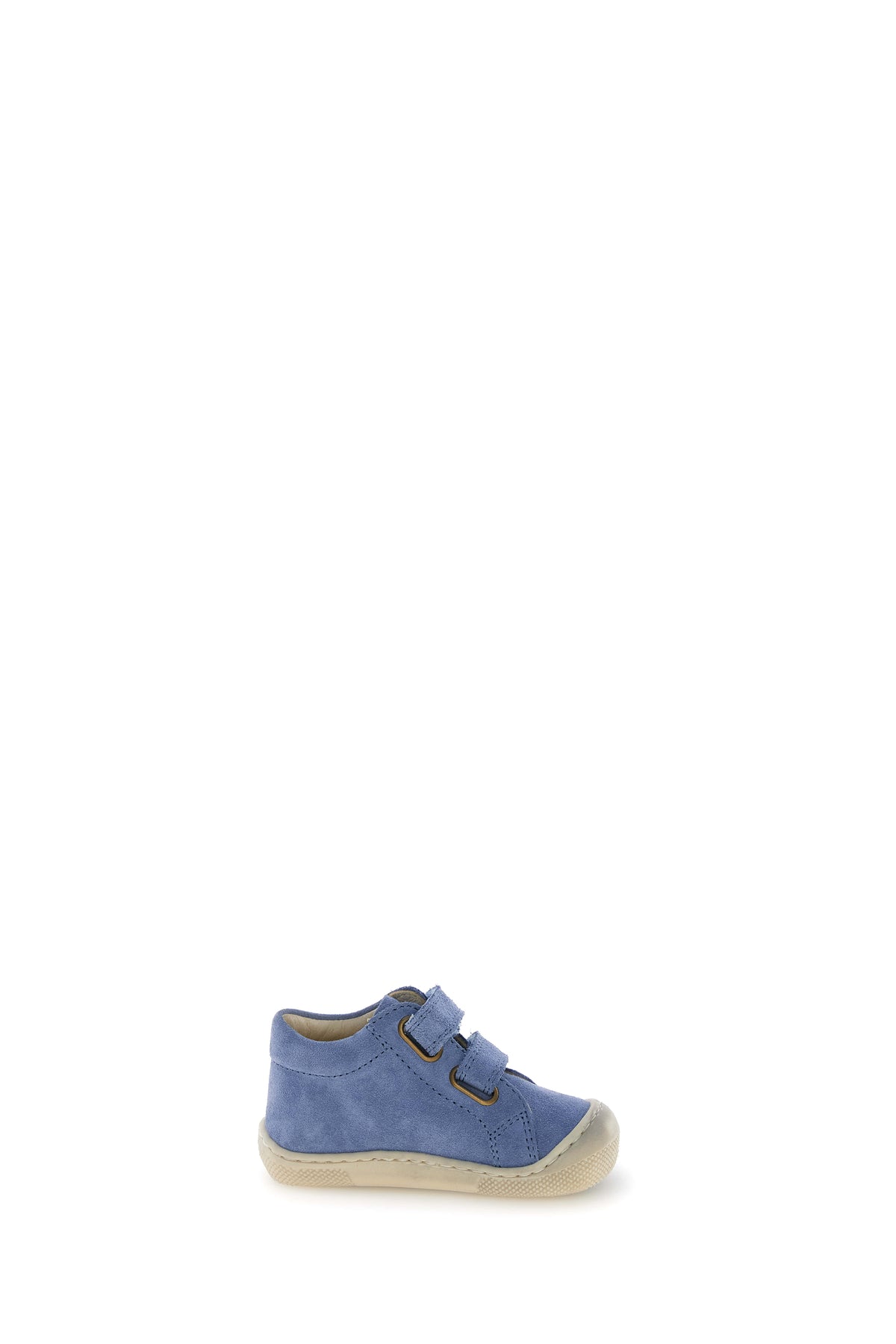 Primi Passi Barefoot A Strappo Celeste Beige