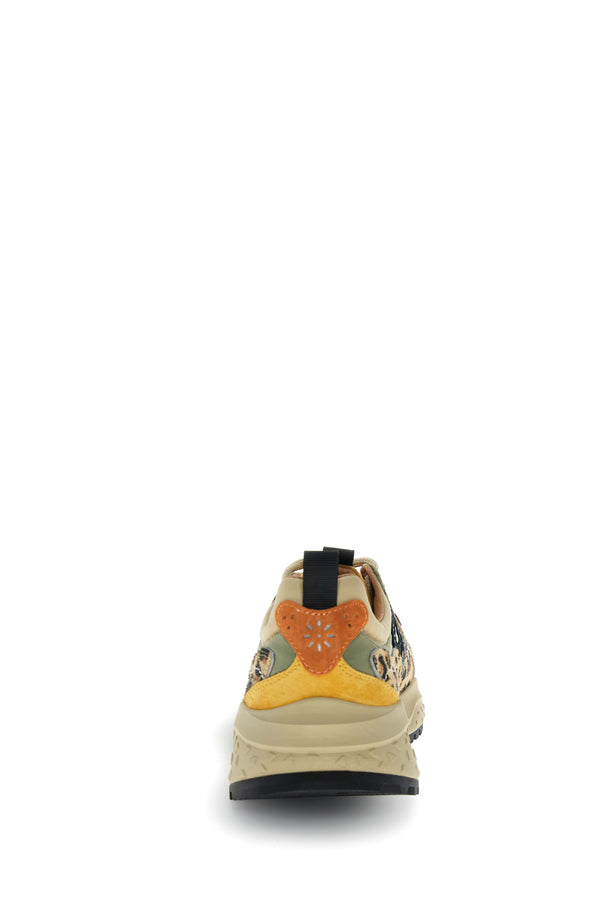 Sneakers Da Donna Solin Brown Military Black Pony
