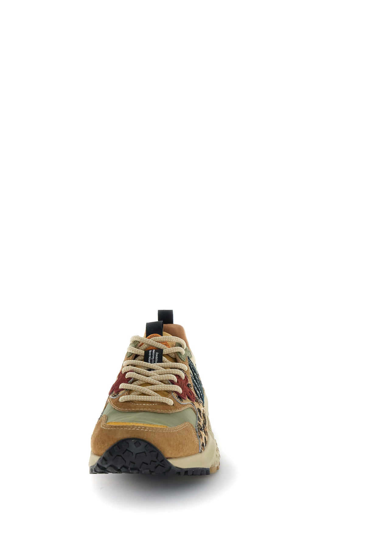 Sneakers Da Donna Solin Brown Military Black Pony