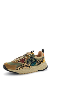 Sneakers Da Donna Solin Brown Military Black Pony