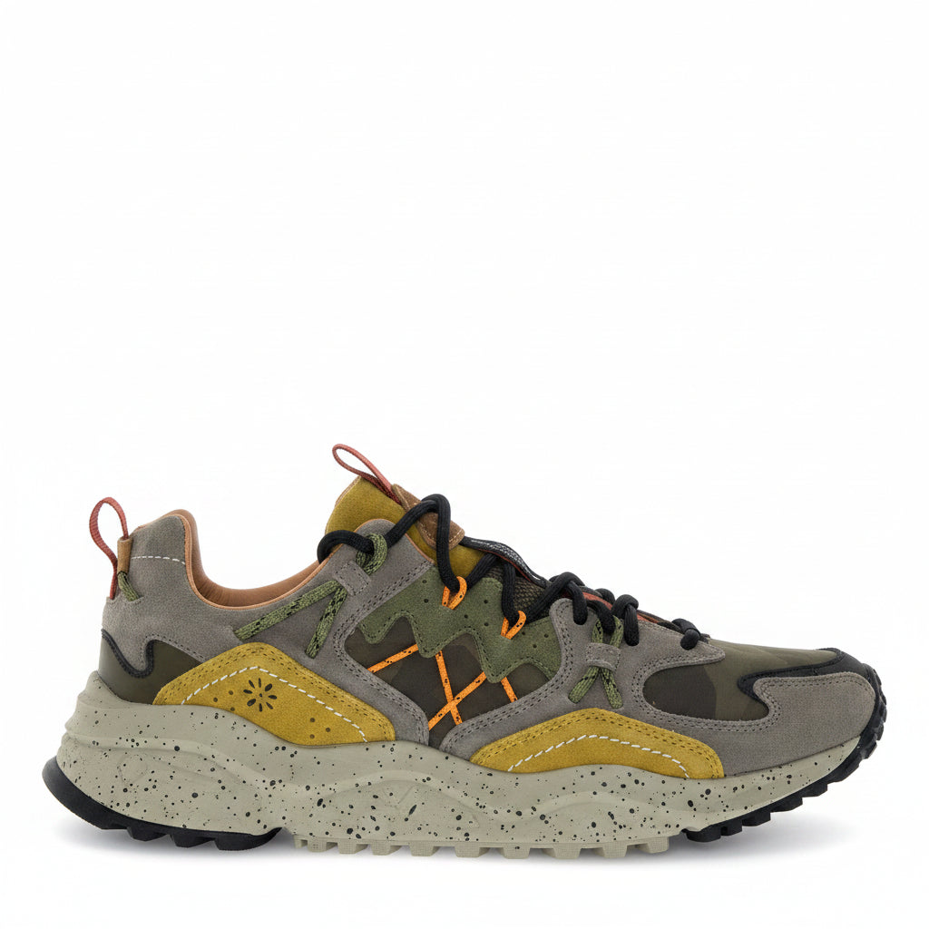Sneakers Da Uomo Yamabushi Mud Dark Brown Acid