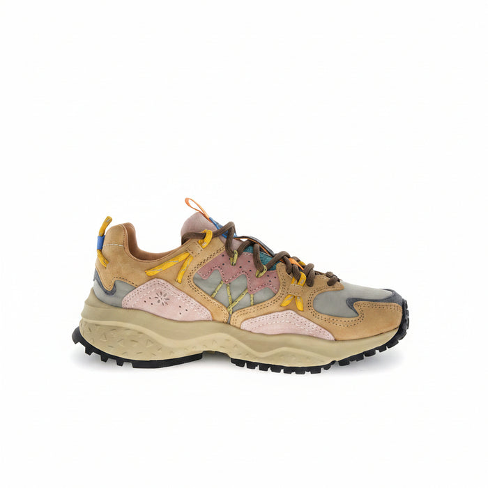 Sneakers Da Donna Yamabushi Cognac Taupe Pink
