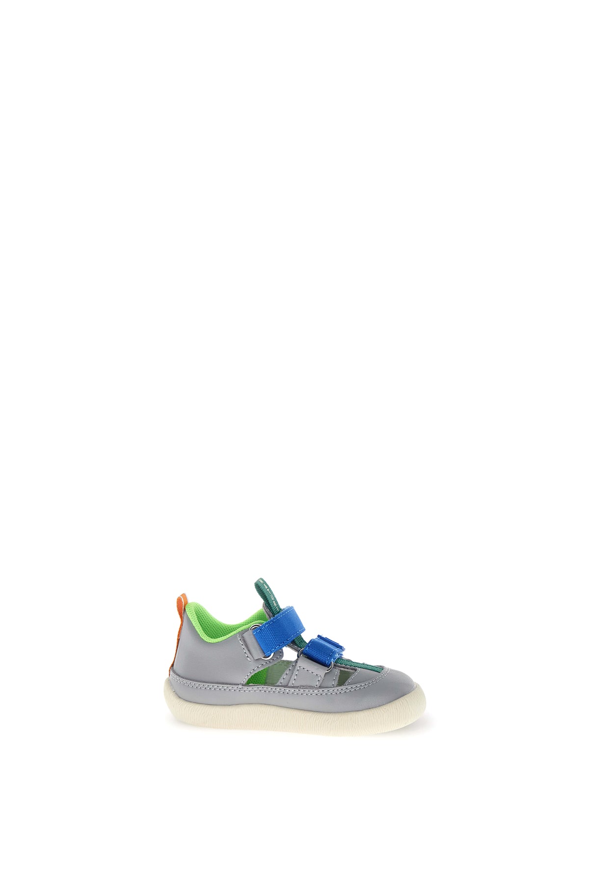 Sandalo Naturino Giommy Pelle Grigio