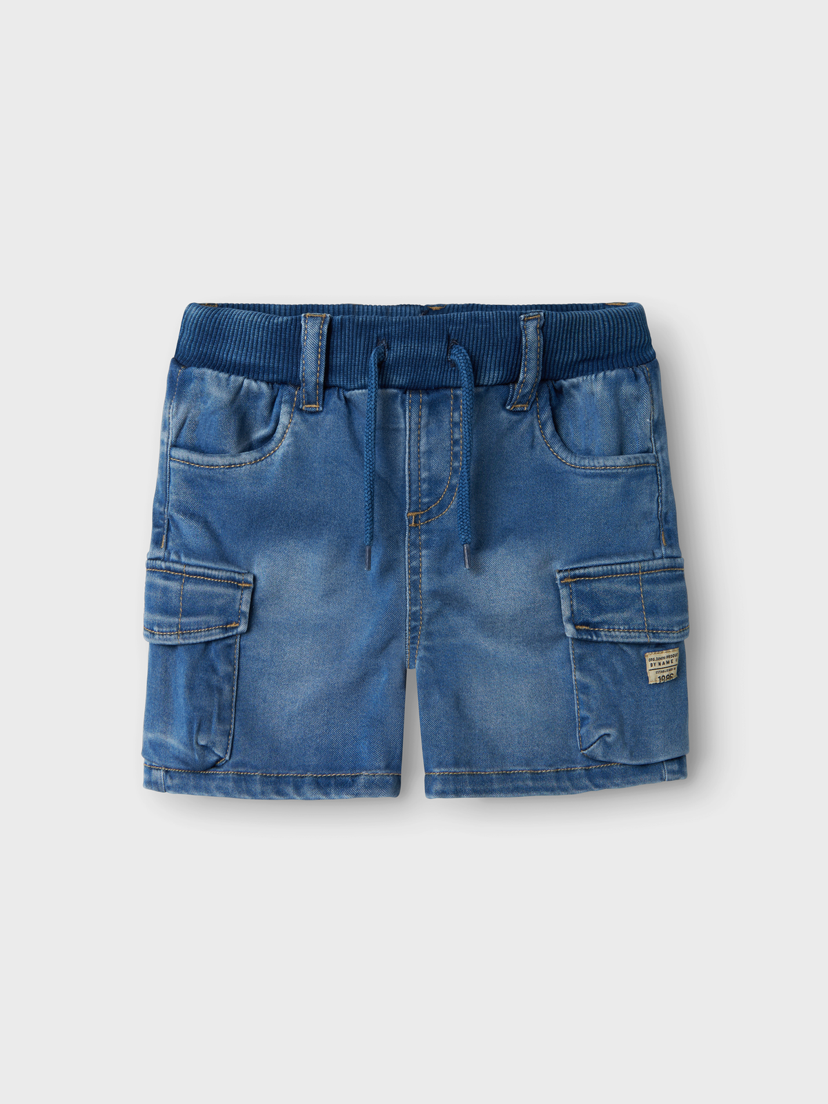 Short Medium Blue Denim