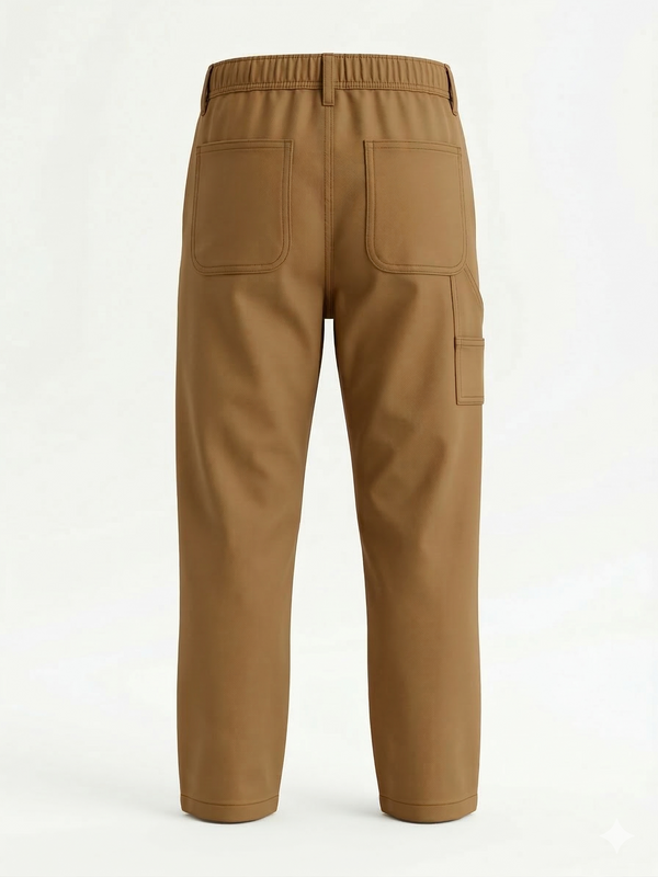 Pantalone Worker Color Marrone Chiaro