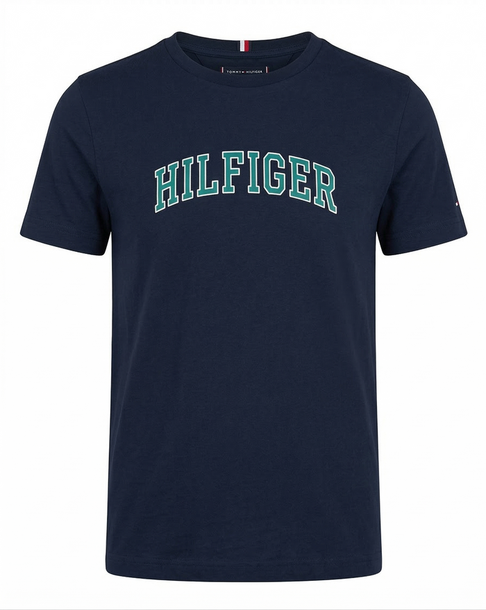 Maglietta Blu College Hilfiger