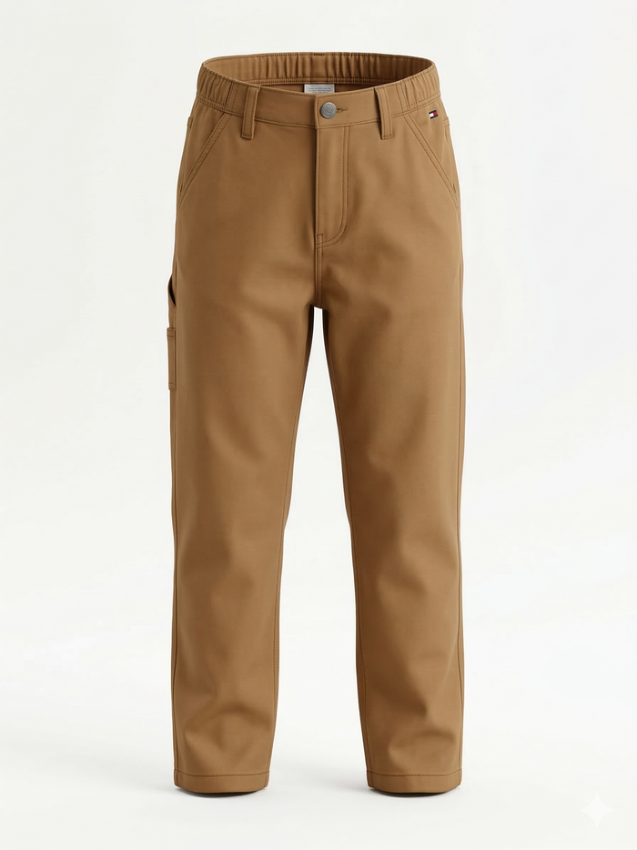 Pantalone Worker Color Marrone Chiaro