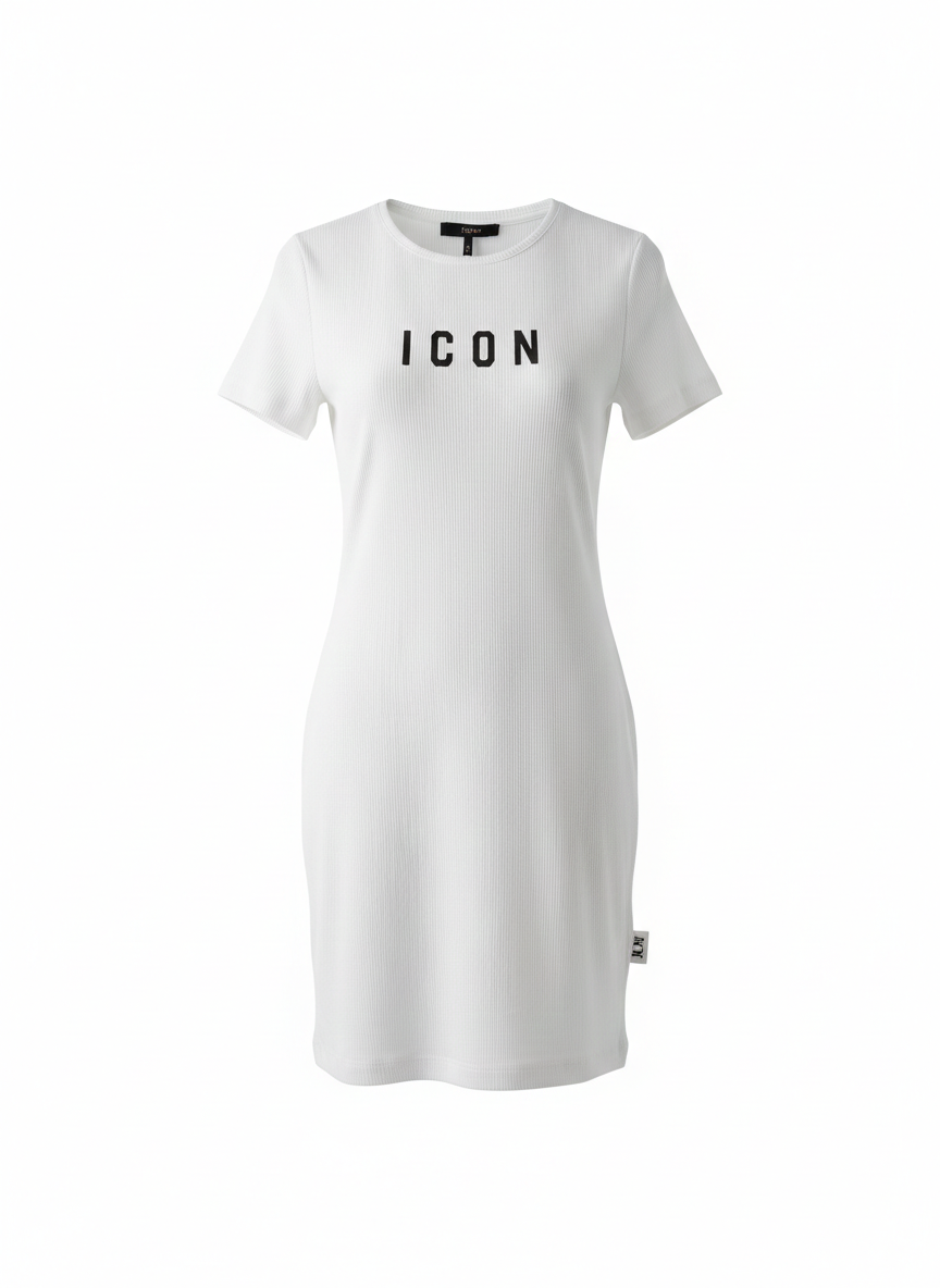 Tubino In Costina Icon Balck Minimal Chic