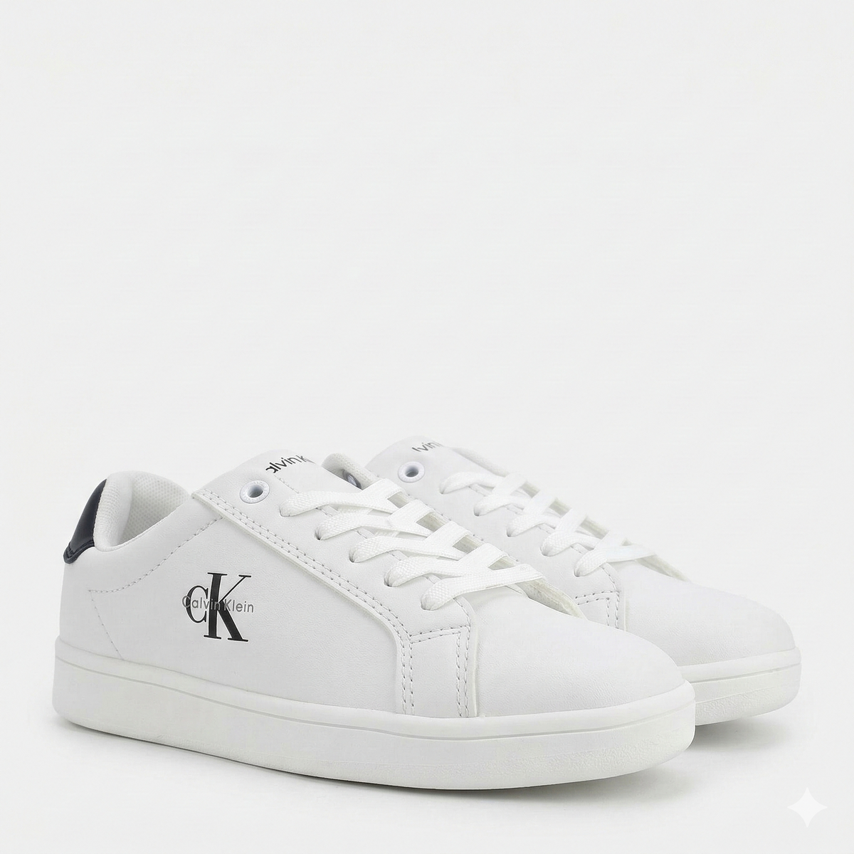 Sneaker Bassa Allacciata Bianco Nero