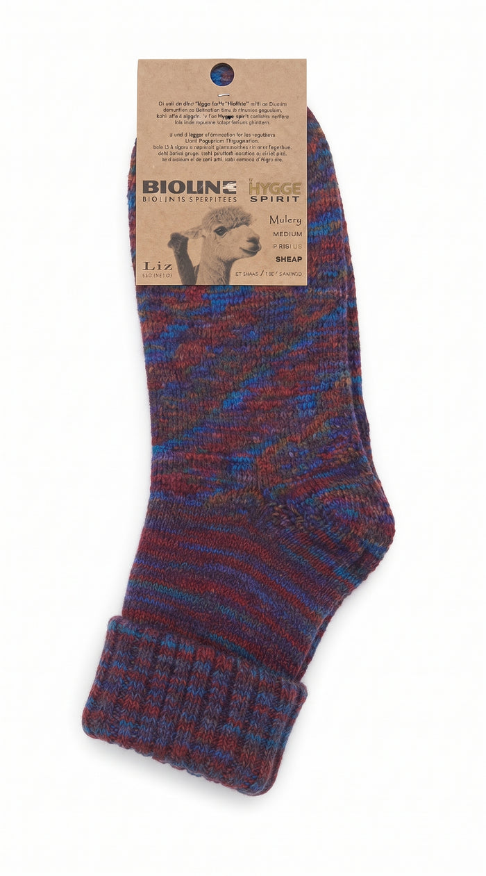 Calza in Lana Alpaca Fantasia Mix Multicolor