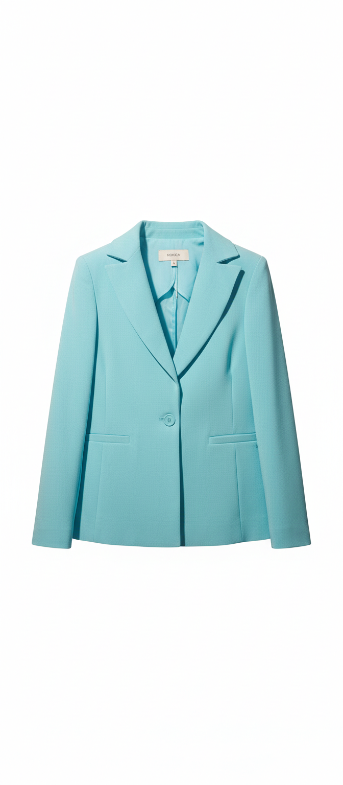 Giacca Elegante Turchese