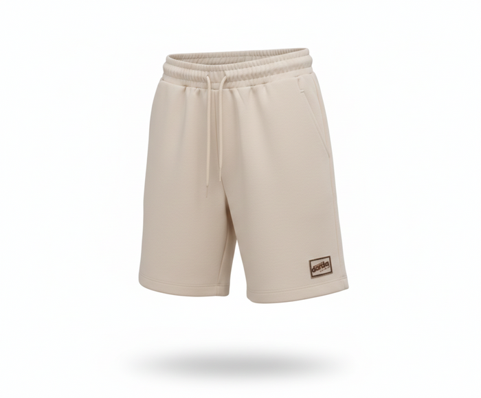 Pantaloni joggers Comfort Fit Beige con Patch