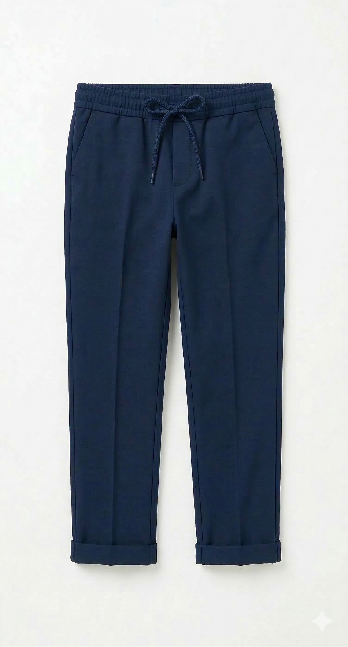 Pantaloni Jogger In Punto Milano Blu