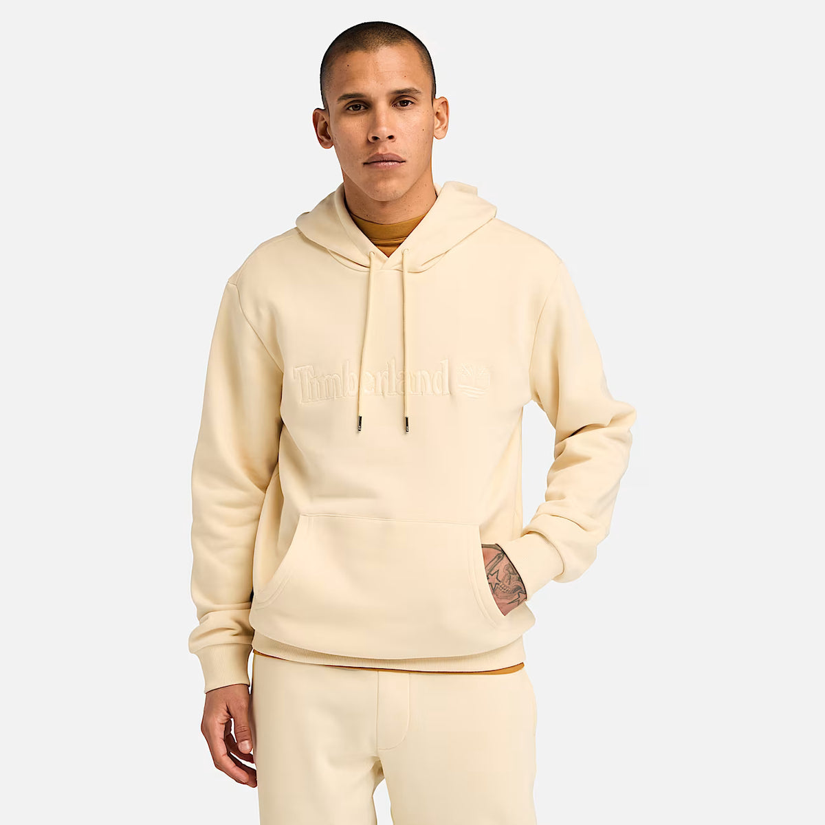 Felpa Con Cappuccio Hampton Da Uomo In Beige