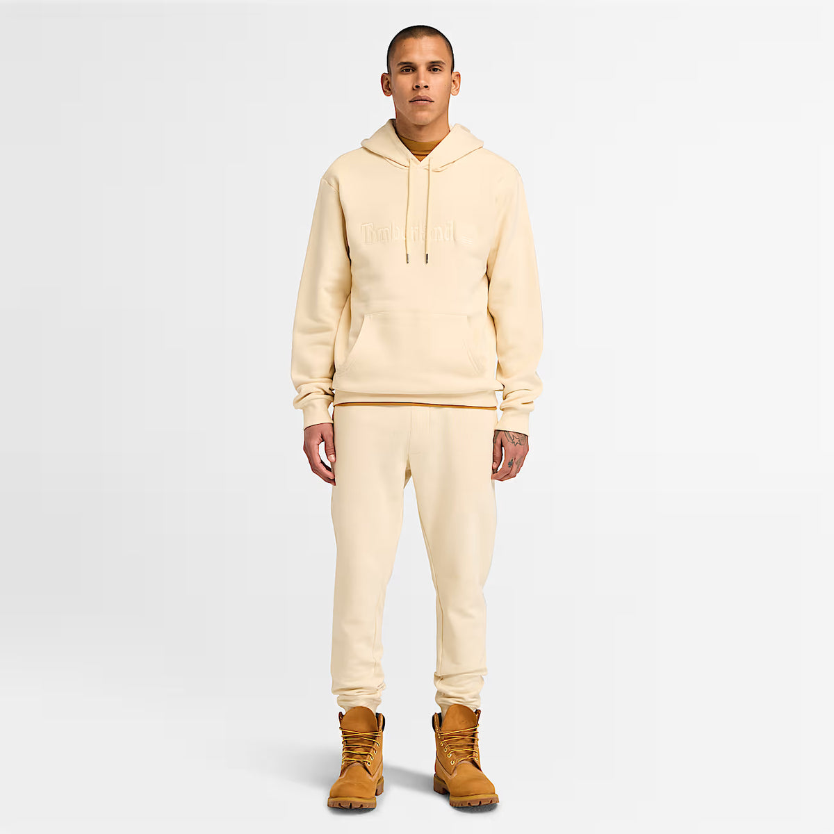 Felpa Con Cappuccio Hampton Da Uomo In Beige