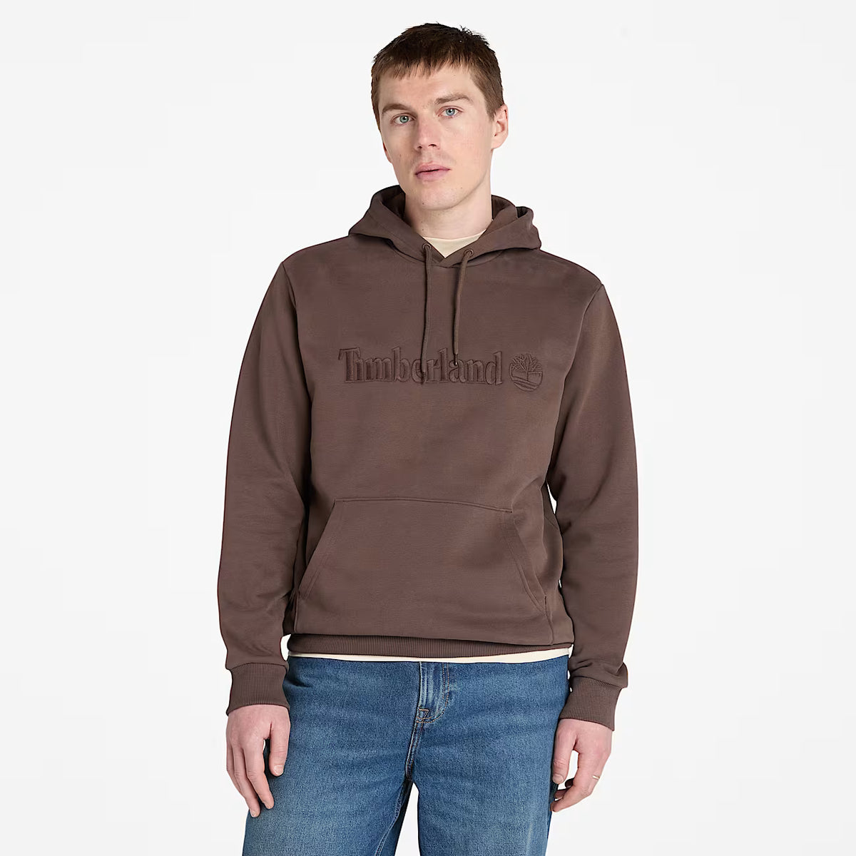 Felpa Con Cappuccio Hampton Da Uomo In Marrone