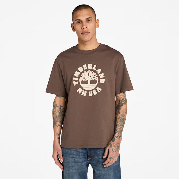 T-Shirt Da Uomo Holiday Marrone