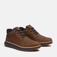 Timberland Hudson Road Mid Gtx In Nabuk Dark Brown